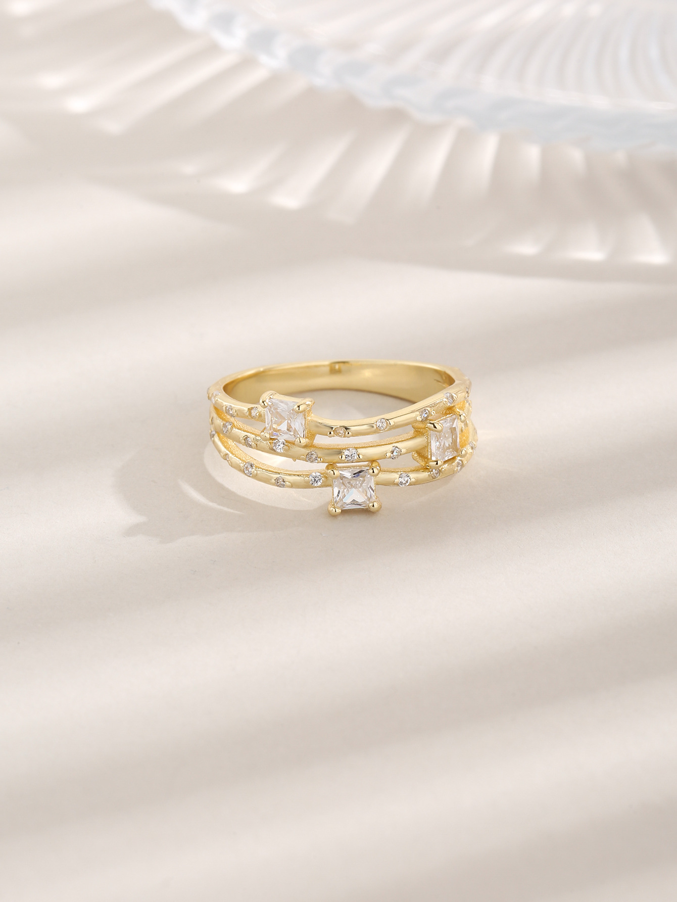 S925 Silver Zircon Ring 4