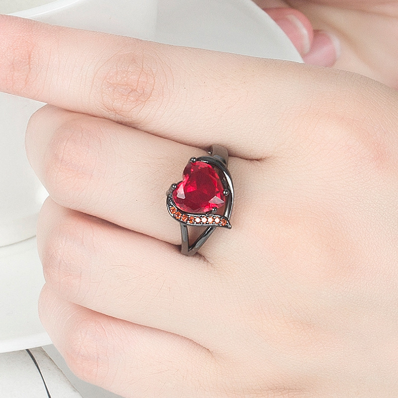 Love Heart-shaped Ring 17