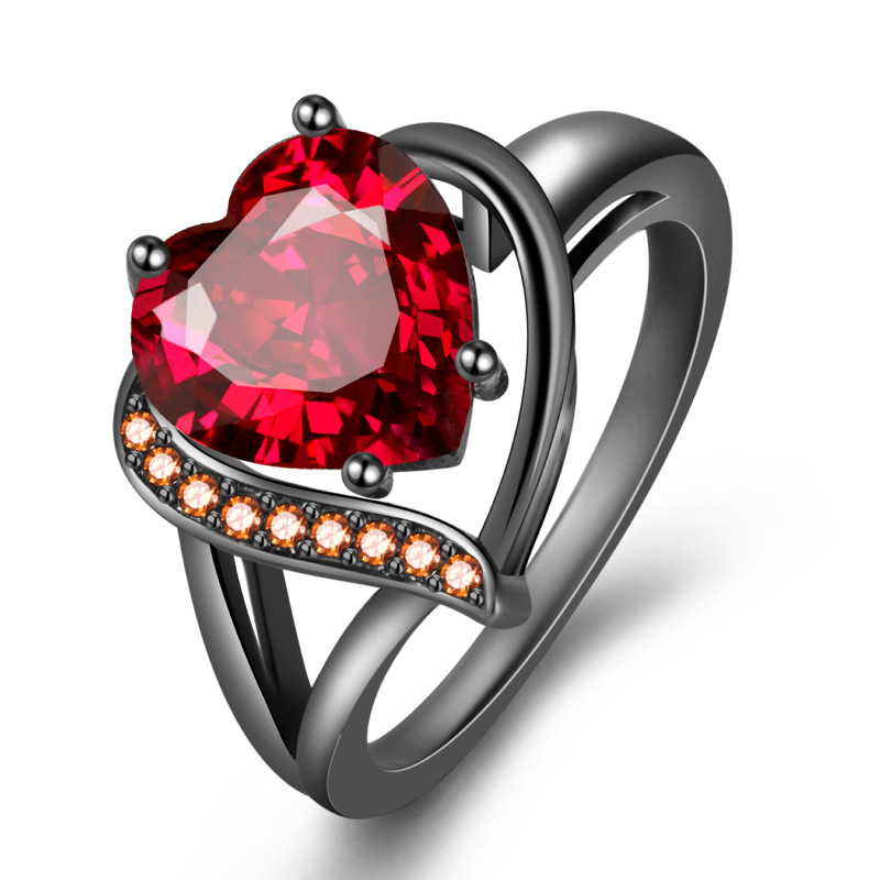 Love Heart-shaped Ring 11