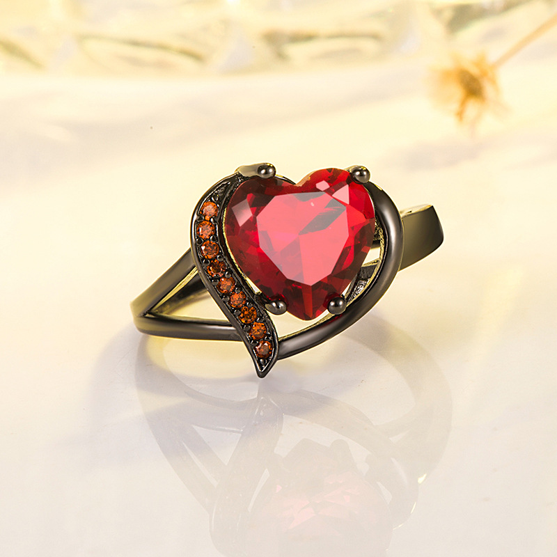 Love Heart-shaped Ring 14