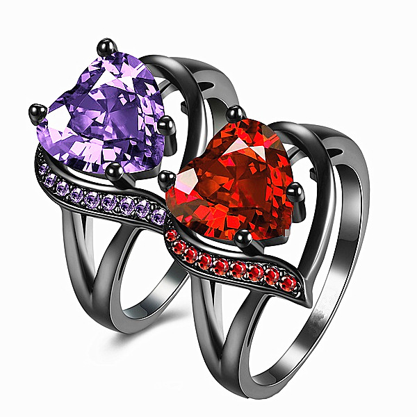 Love Heart-shaped Ring 13