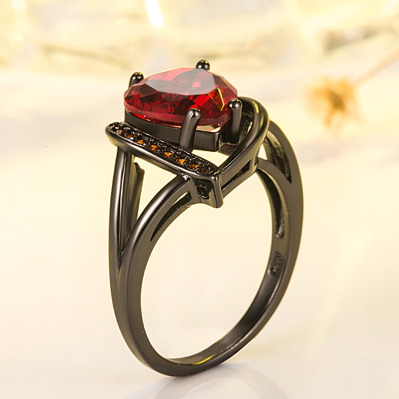 Love Heart-shaped Ring 12
