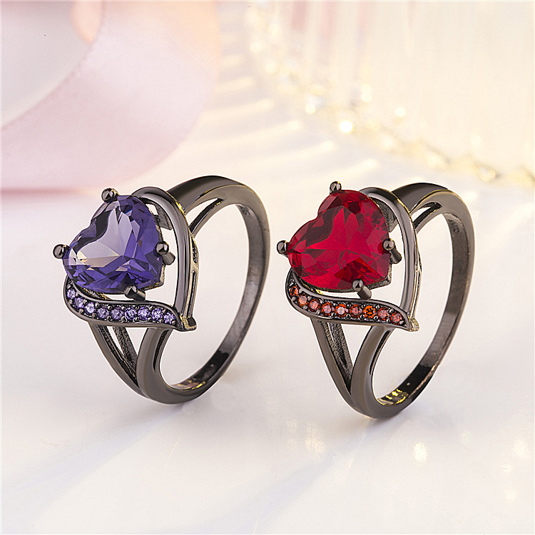 Love Heart-shaped Ring 26