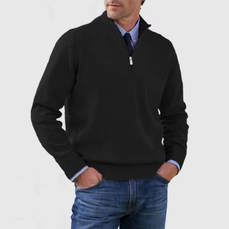 Hombres Plus Size Prendas de punto Cremallera Imagen 2