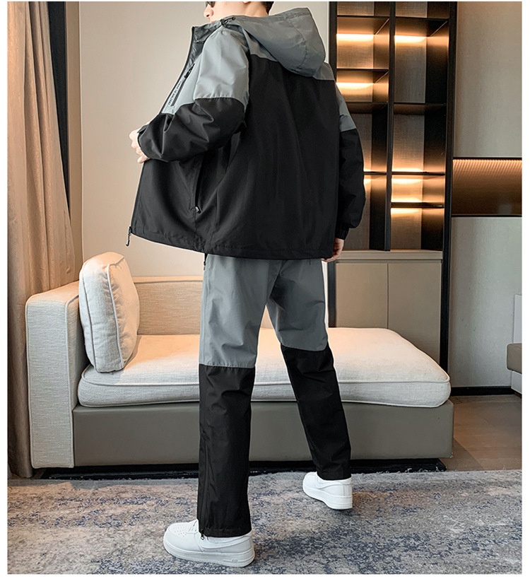 Men's Hooded Suit Image 14