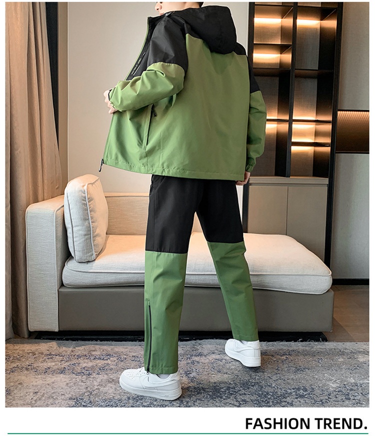 Men's Hooded Suit Image 6