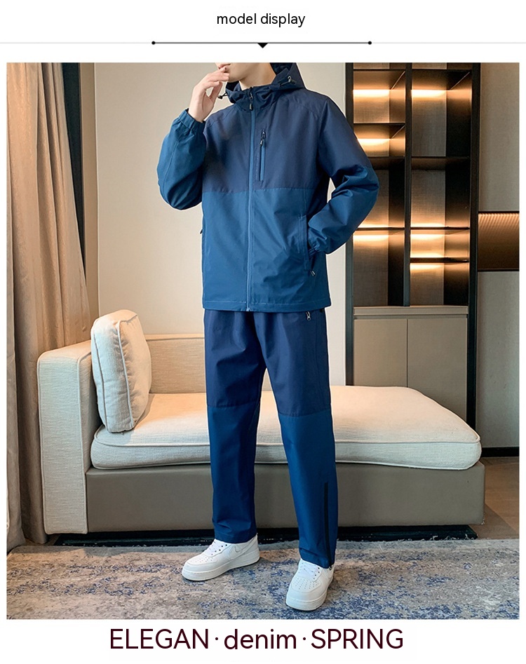 Men's Hooded Suit Image 11
