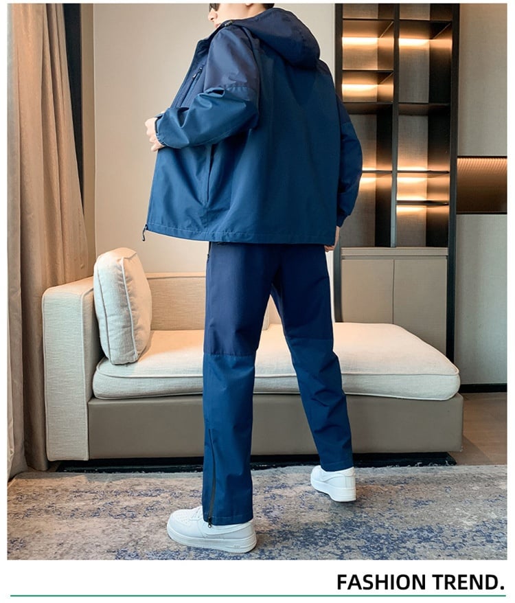Men's Hooded Suit Image 7