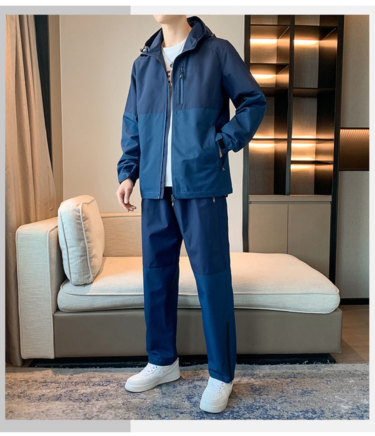 Men's Hooded Suit Image 13