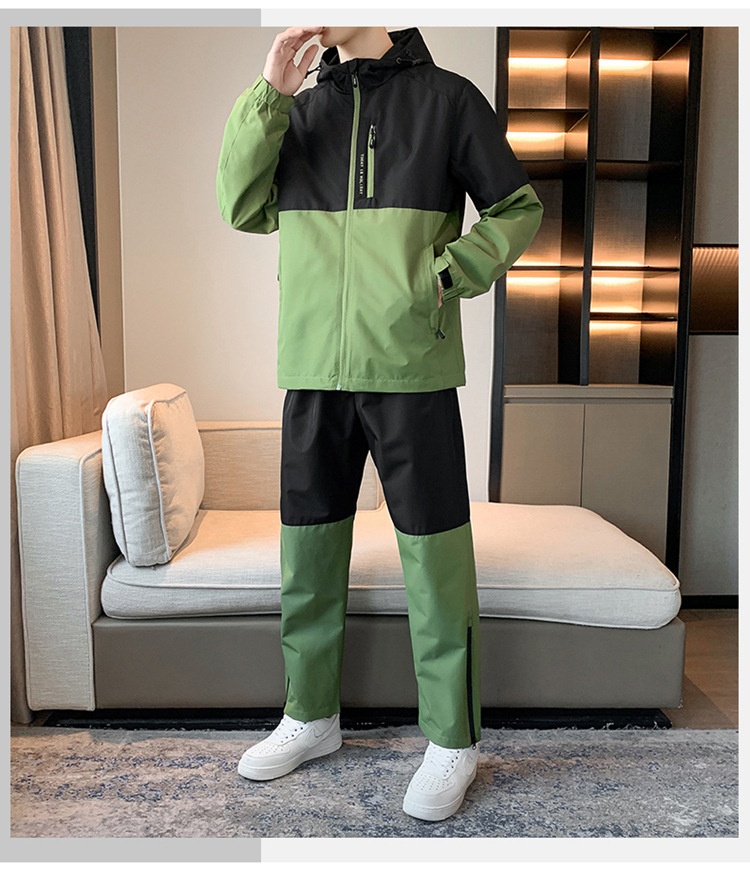Men's Hooded Suit Image 10