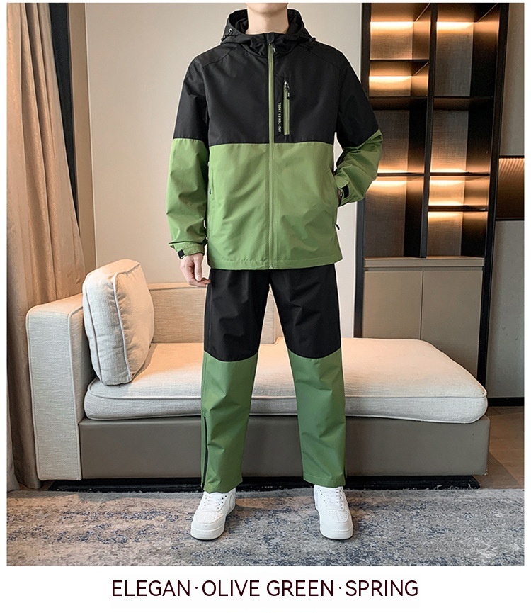 Men's Hooded Suit Image 8