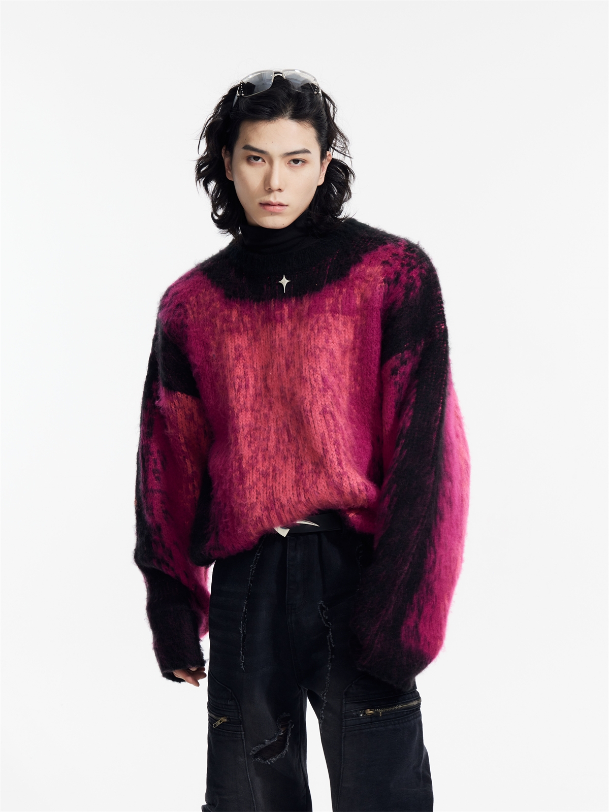 Gradient Design Super Warm Sweater - Image 5