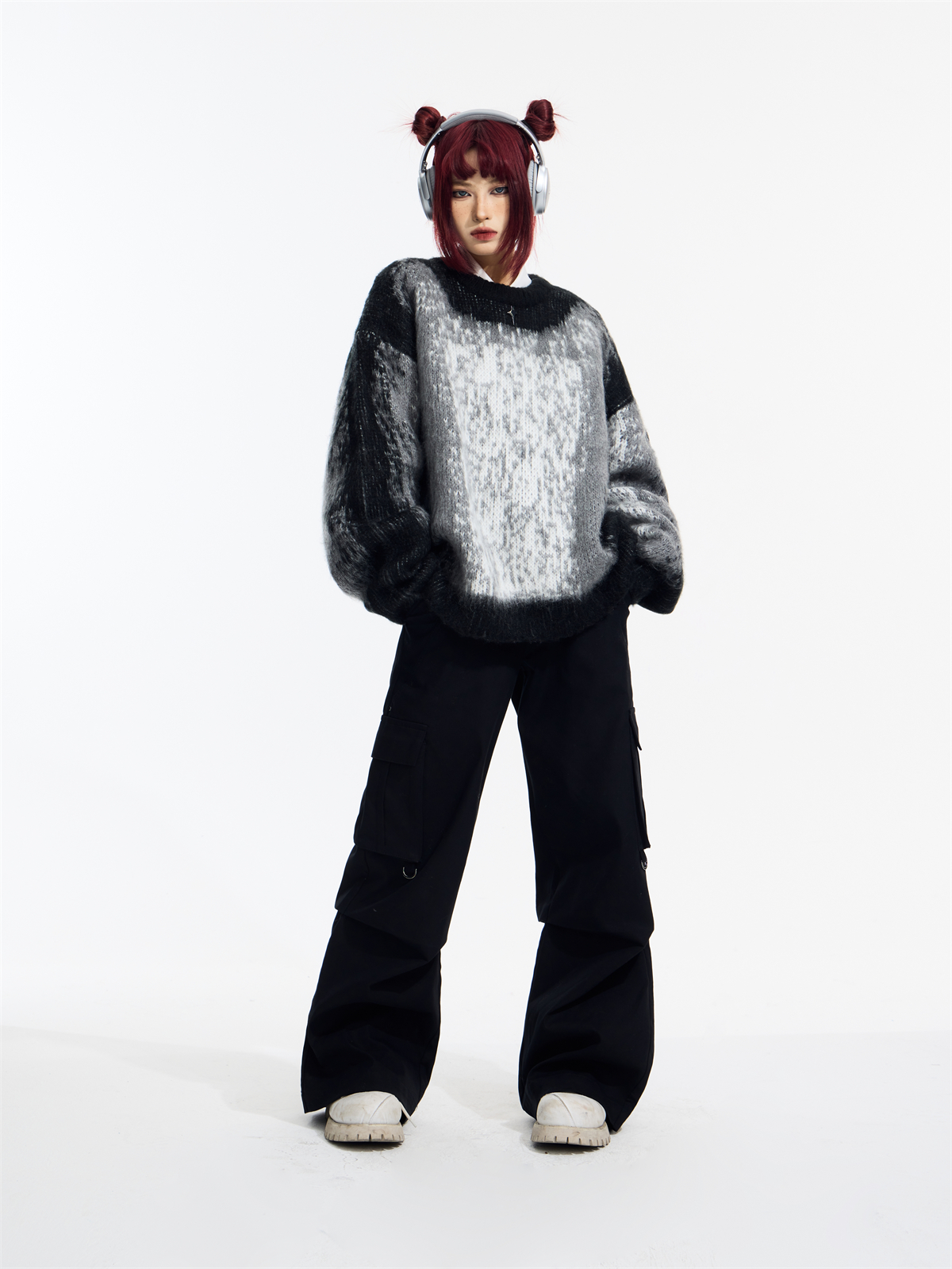 Gradient Design Super Warm Sweater - Image 12
