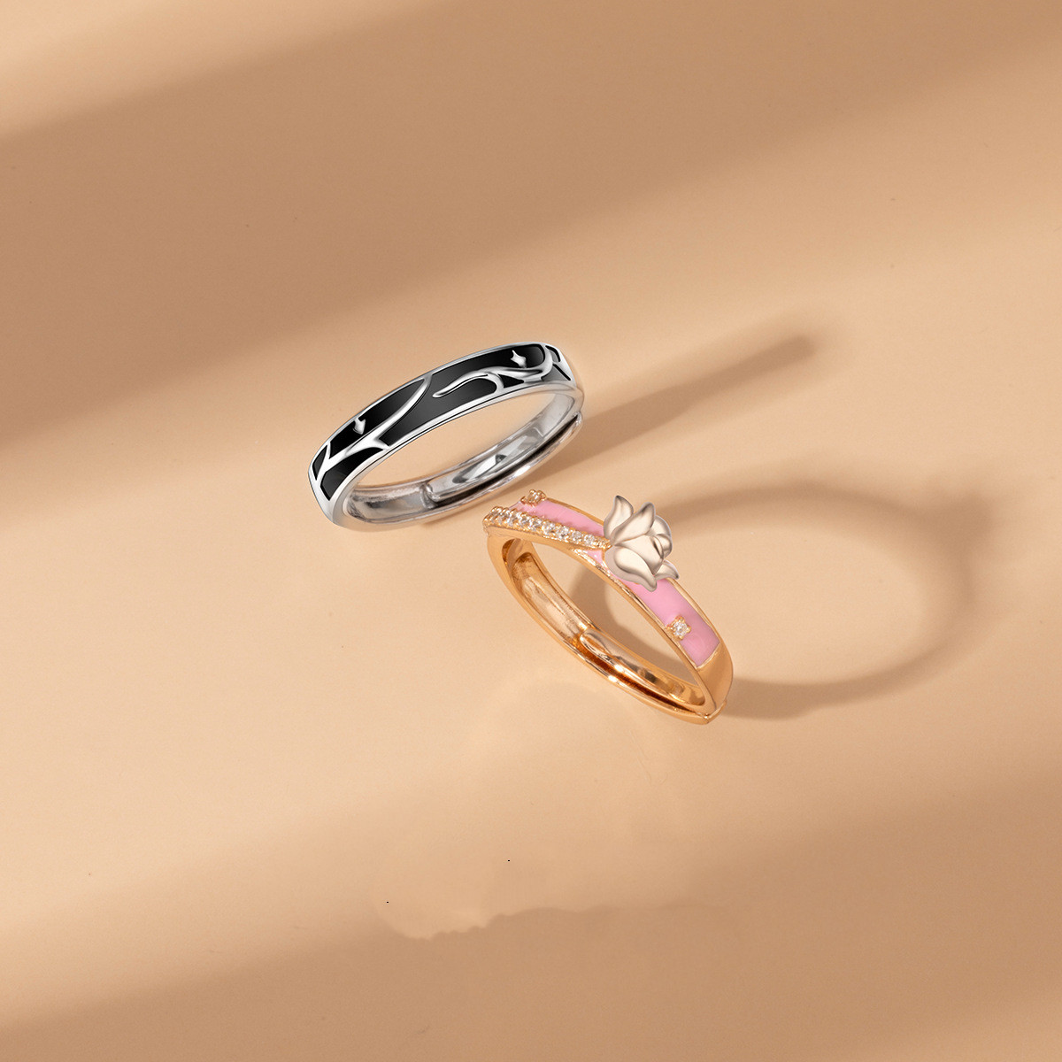 Adjustable Couple Rings