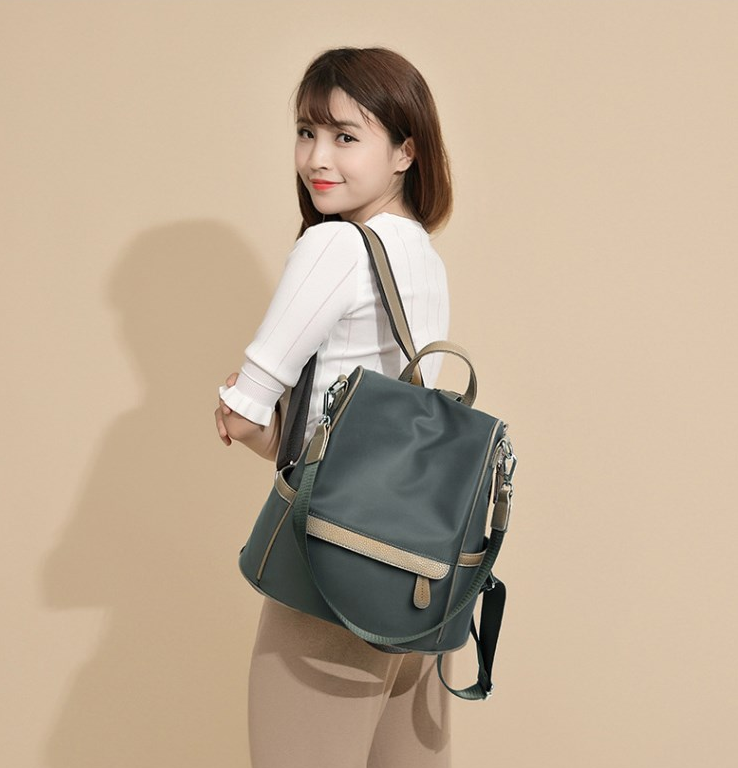 Anti-theft Backpack - Khaki