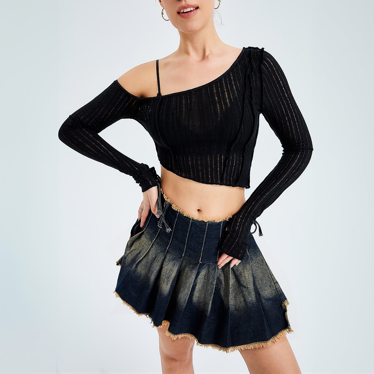 Blue Skirt Image 4