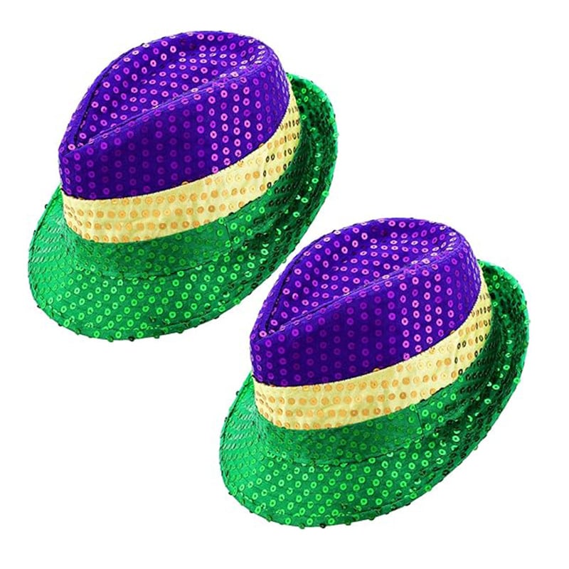 Sequined Hat with Carnival Lights