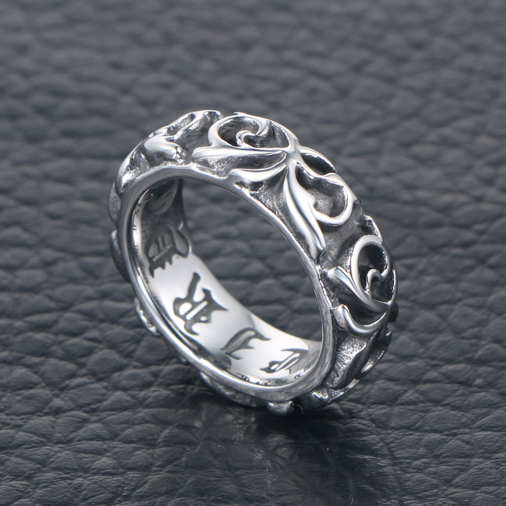 Classical Pattern Personalized Retro Ring 3