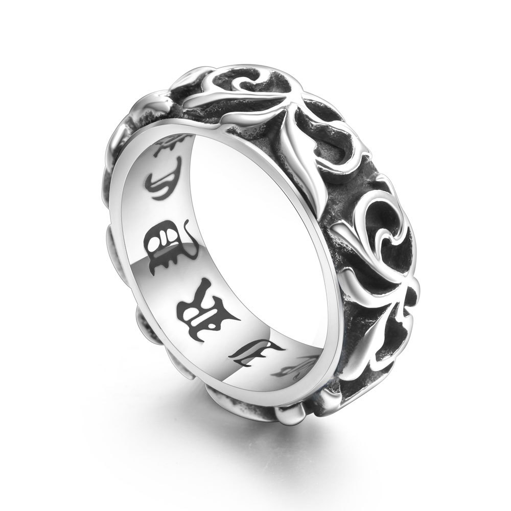 Classical Pattern Personalized Retro Ring 5