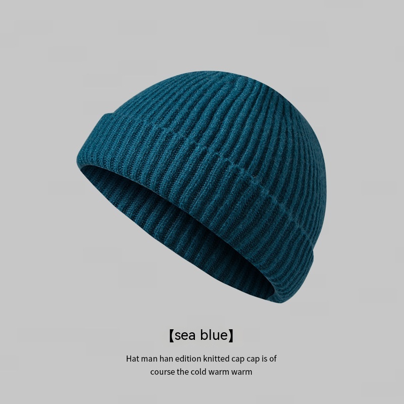 Woolen Cap in Army Green