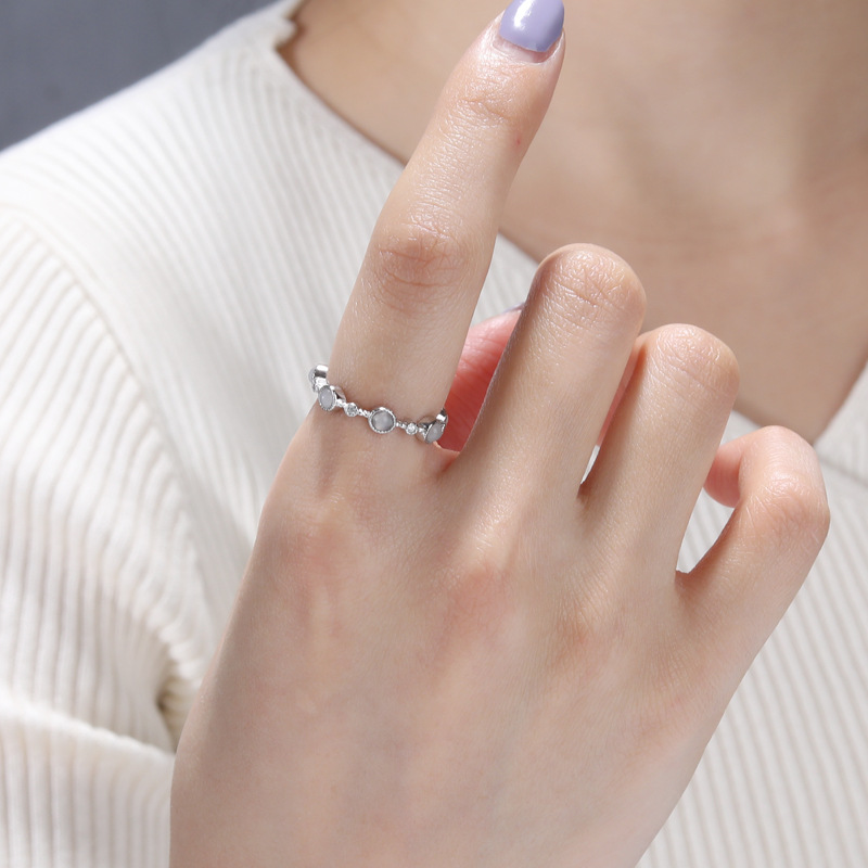 S925 Silver Opal Ring - Image 3