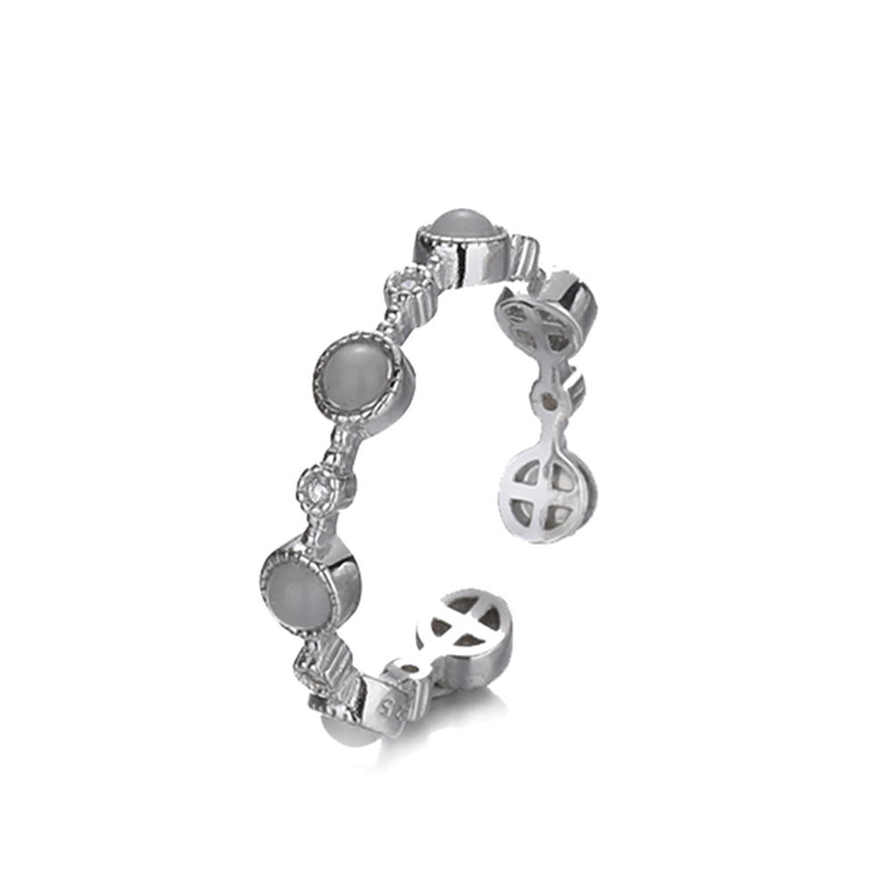 S925 Silver Opal Ring - Image 1
