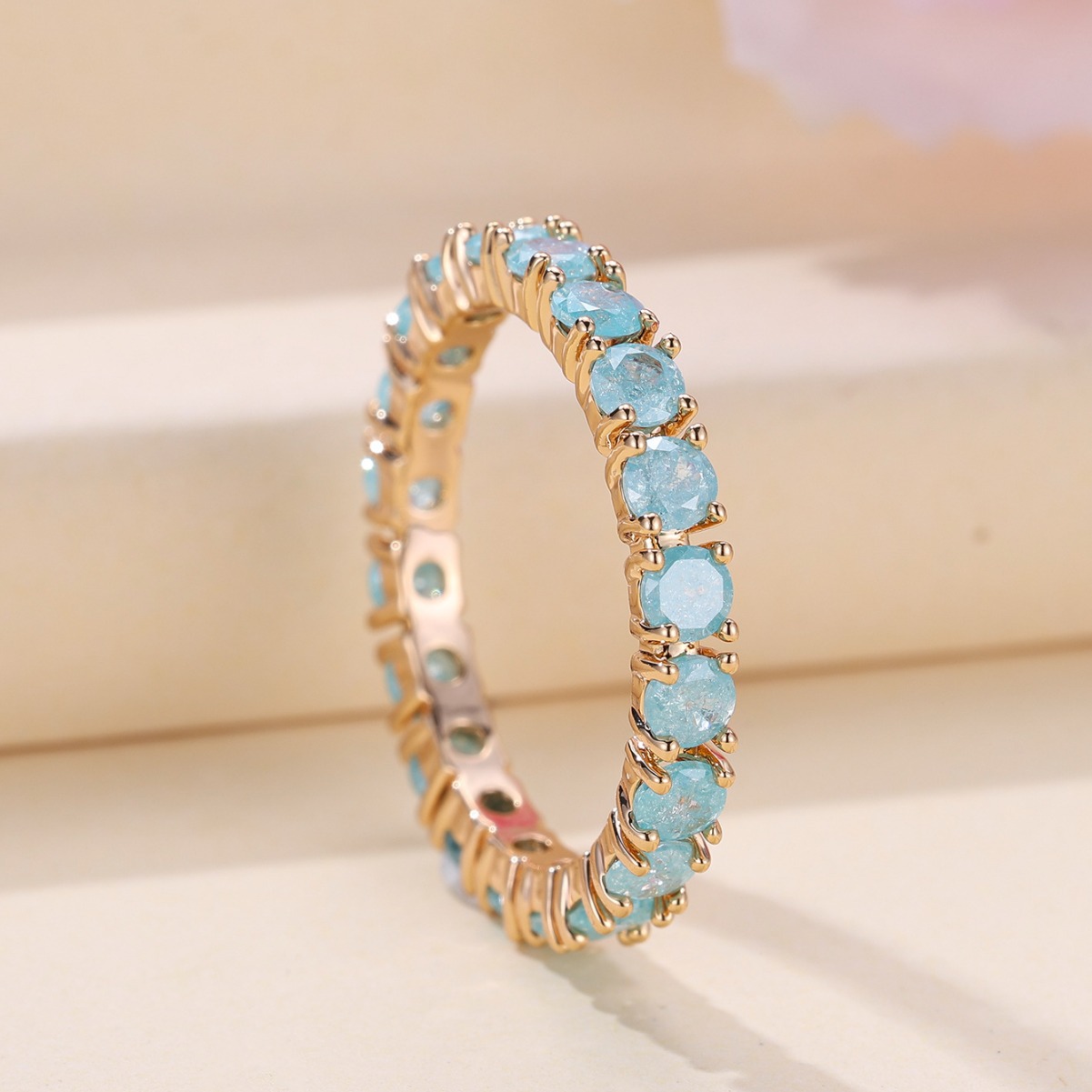 Champagne Blue Ice Flower