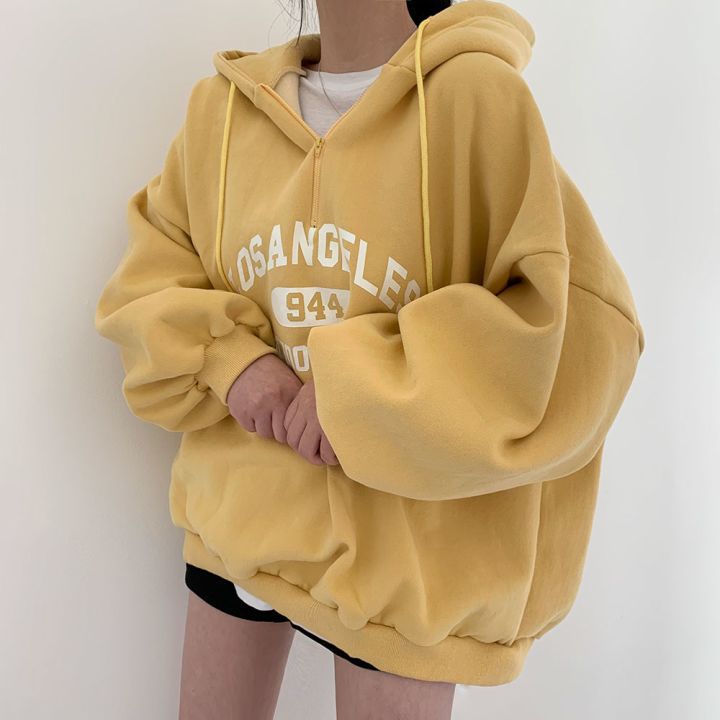 Zipper Sweater Ladies Hooded Padded Fleece Jacket Image 3