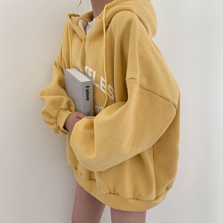 Zipper Sweater Ladies Hooded Padded Fleece Jacket Image 6