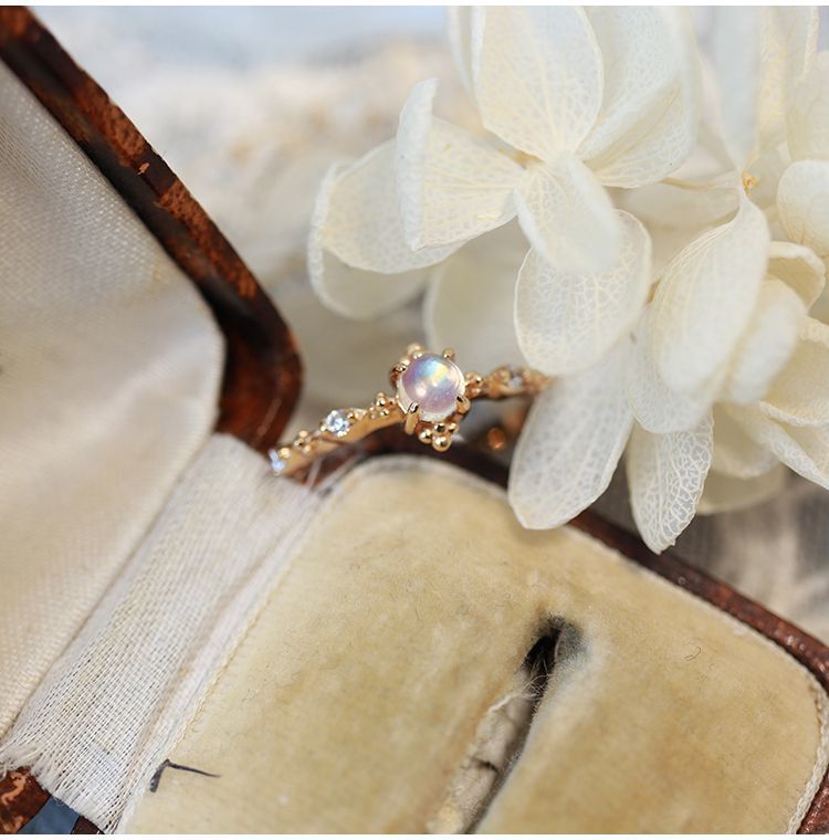 Blue Moonstone Ring 6