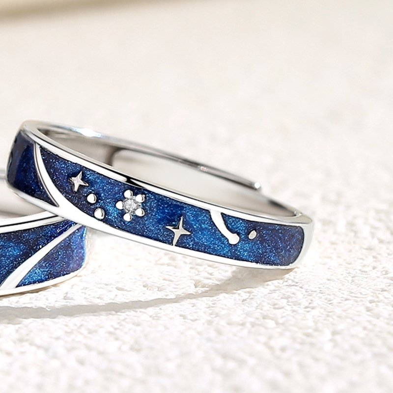 Couple Fashion Sterling Silver Ring Image 4