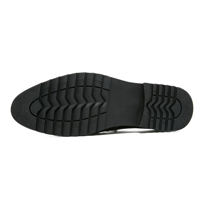 Men Casual Bright Pointed Toe British Small Leather Shoes