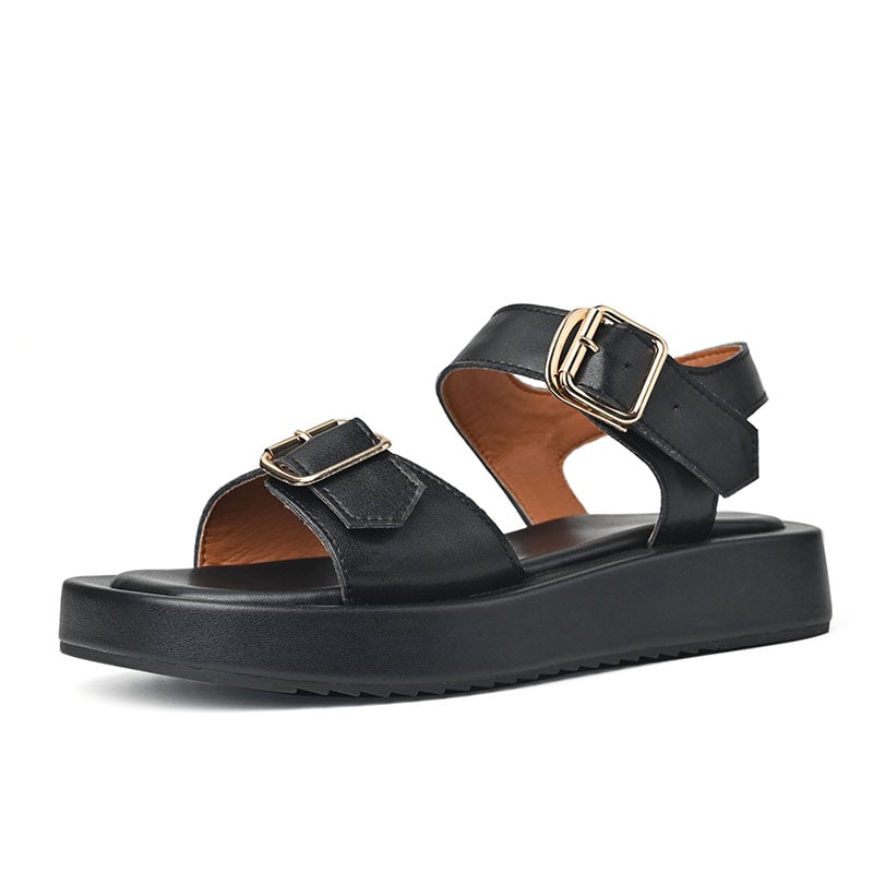 Flat platform sandals