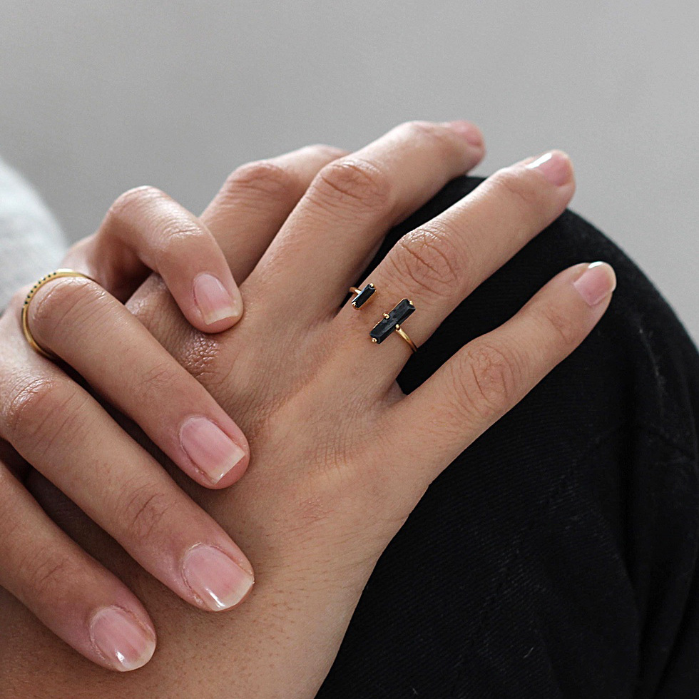 Sterling Silver Ring - Geometric Design
