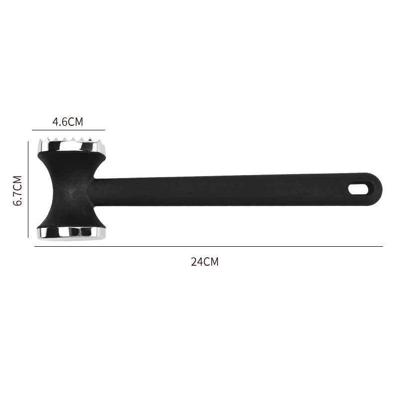 Zinc Alloy Meat Hammer - Silver
