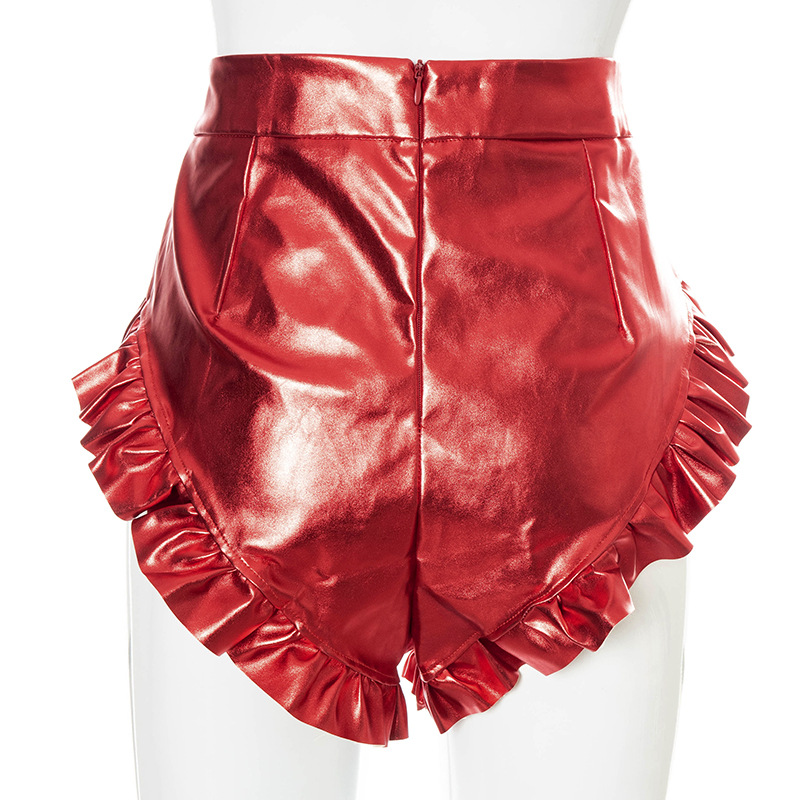 Women's PU Leather Shorts 28