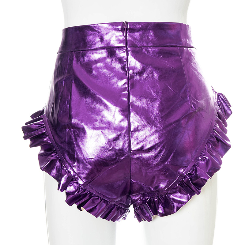 Women's PU Leather Shorts 32