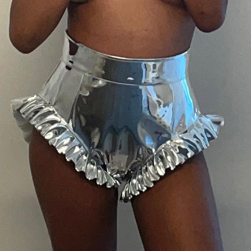 Women's PU Leather Shorts 6