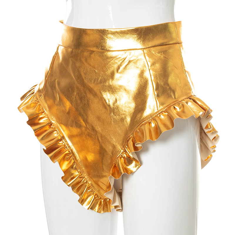 Women's PU Leather Shorts 25