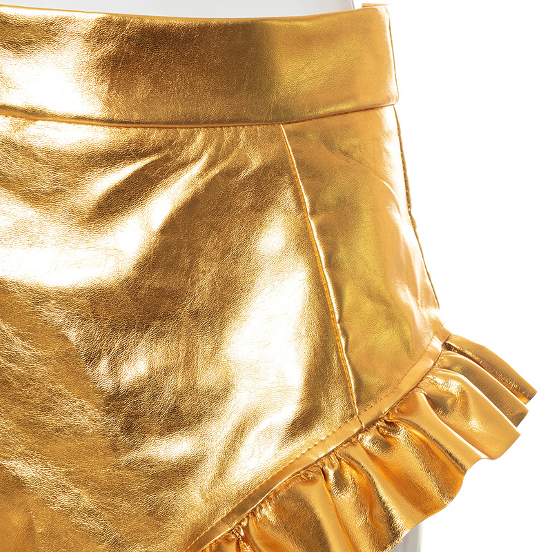 Women's PU Leather Shorts 33