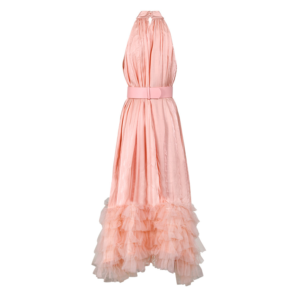 Taille-strakke, middellange jurk