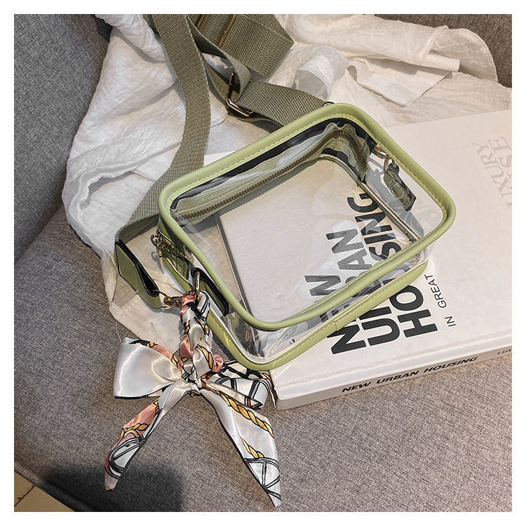 Wide Shoulder PVC Single Shoulder Diagonal Cross Phone Bag