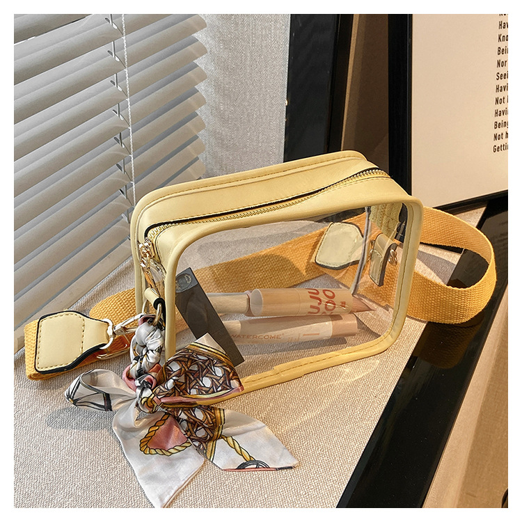 Wide Shoulder PVC Single Shoulder Diagonal Cross Phone Bag