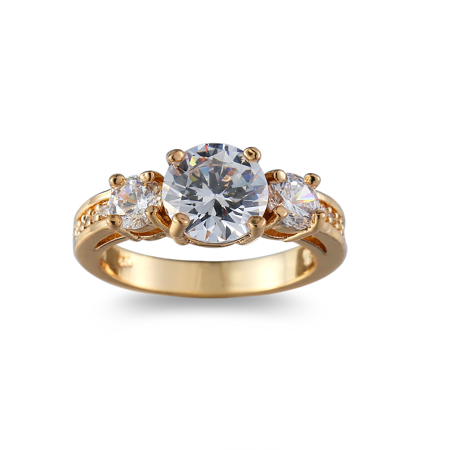 White Zircon Ring Image 3