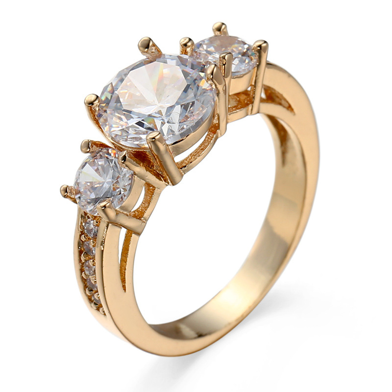 White Zircon Ring Image 2