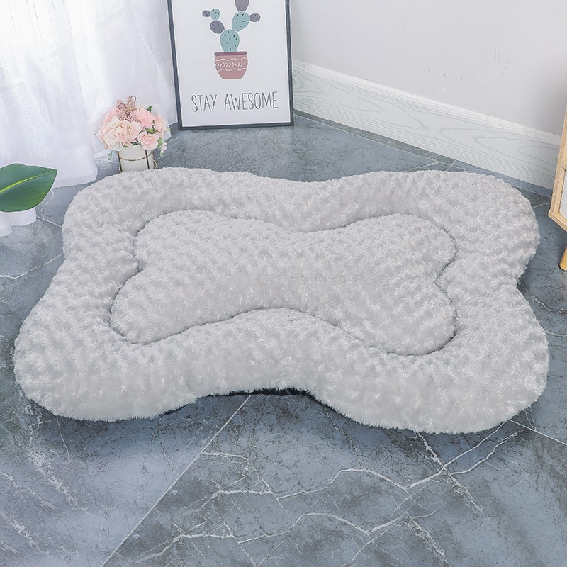 Rose Velvet Gray Bone Pad