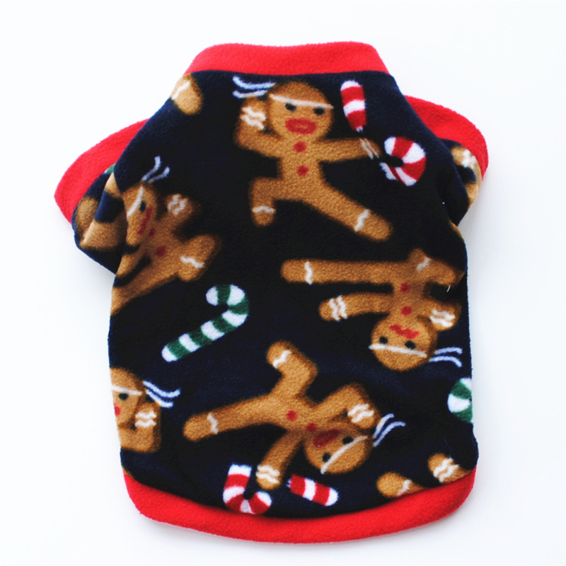 Dog in Christmas Outfit