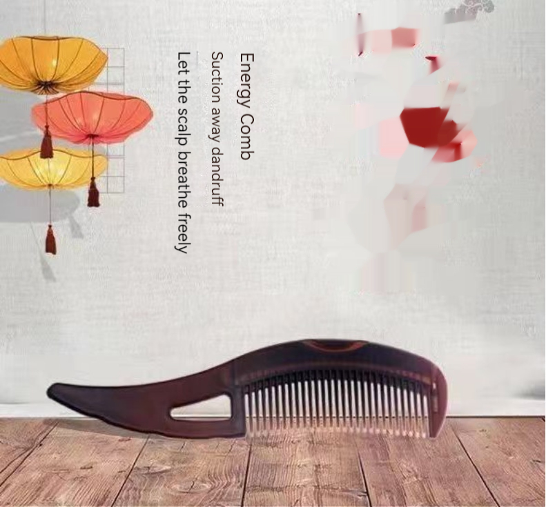 Hair Comb with Drawstring Bag