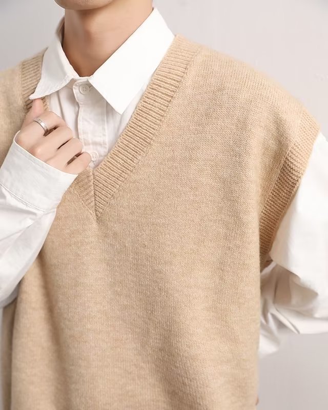 Men's V-neck Vest Fashion