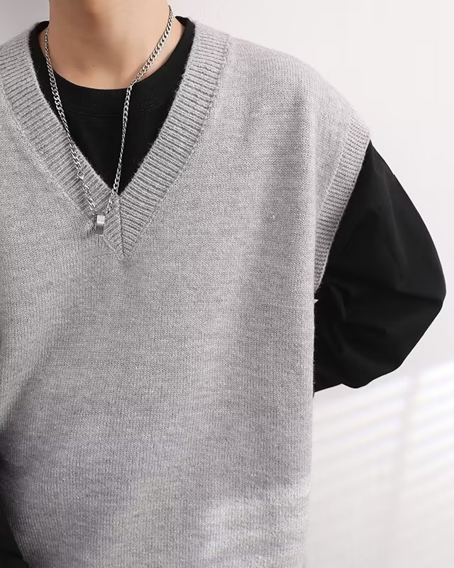 Men's V-neck Vest for Men